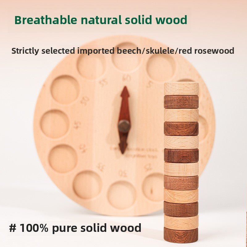 Montessori Lernuhr aus Massivholz – Zeit verstehen spielerisch lernen