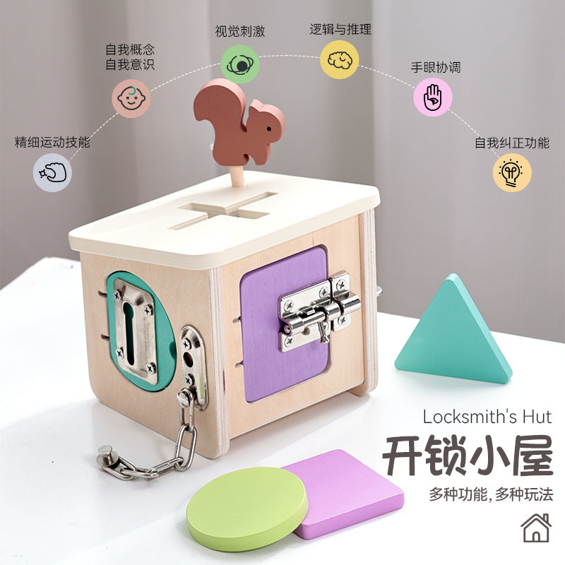 4-in-1 Montessori Lernspiel-Box – Feinmotorik spielerisch fördern