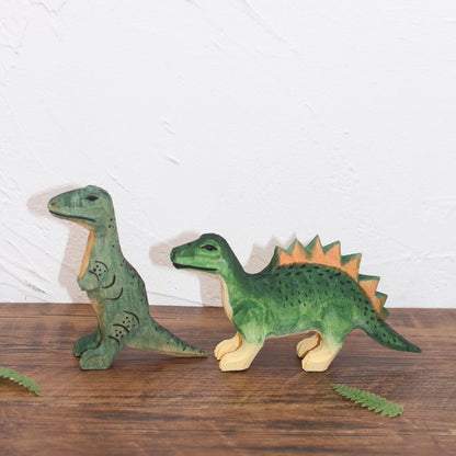 Dinosaurier Figuren aus Holz für Kinder - Fantasievolles Lernen - Rabadu