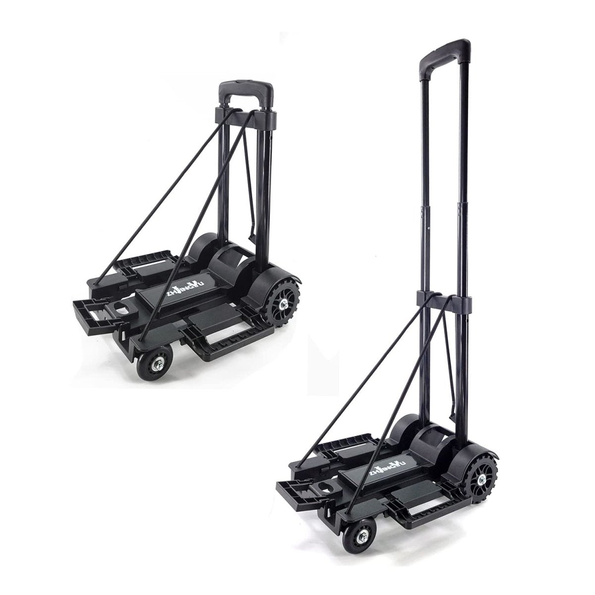 Folding Hand Truck 100lbs Capacity - Rabadu