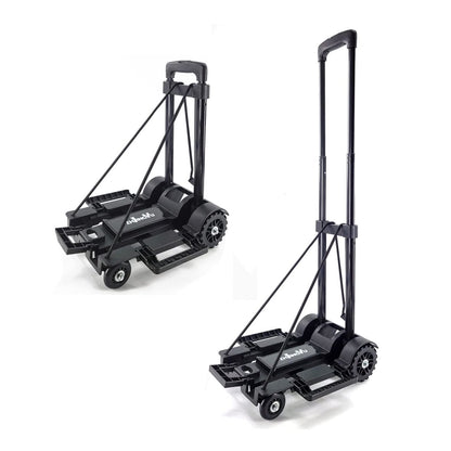 Folding Hand Truck 100lbs Capacity - Rabadu