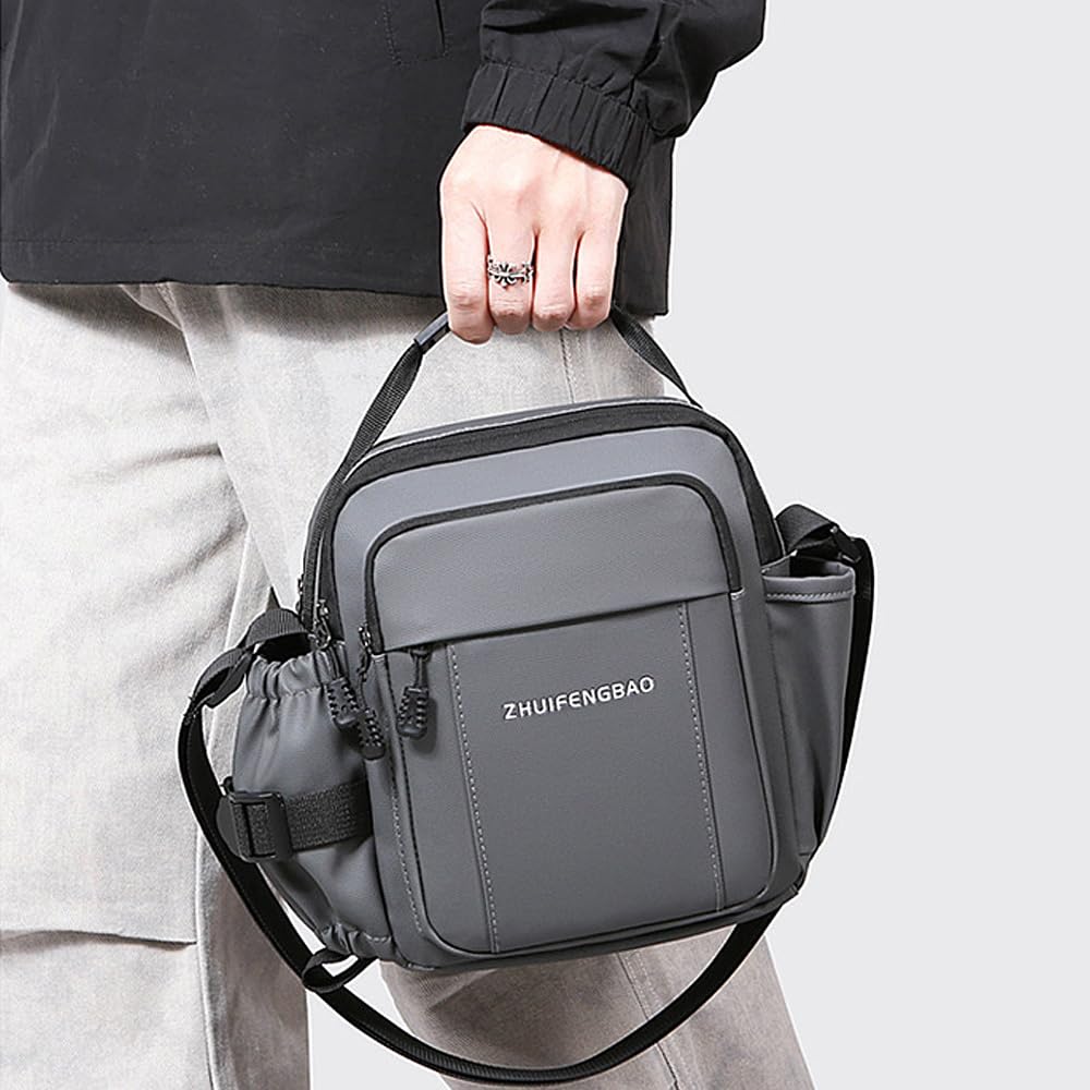 Herren Umhängetasche wasserdicht Crossbody Messenger Nylon Alltag & Reise - Rabadu