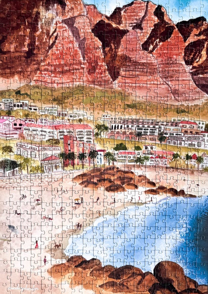 Piecely Camps Bay Puzzle, 500 Teile - Rabadu