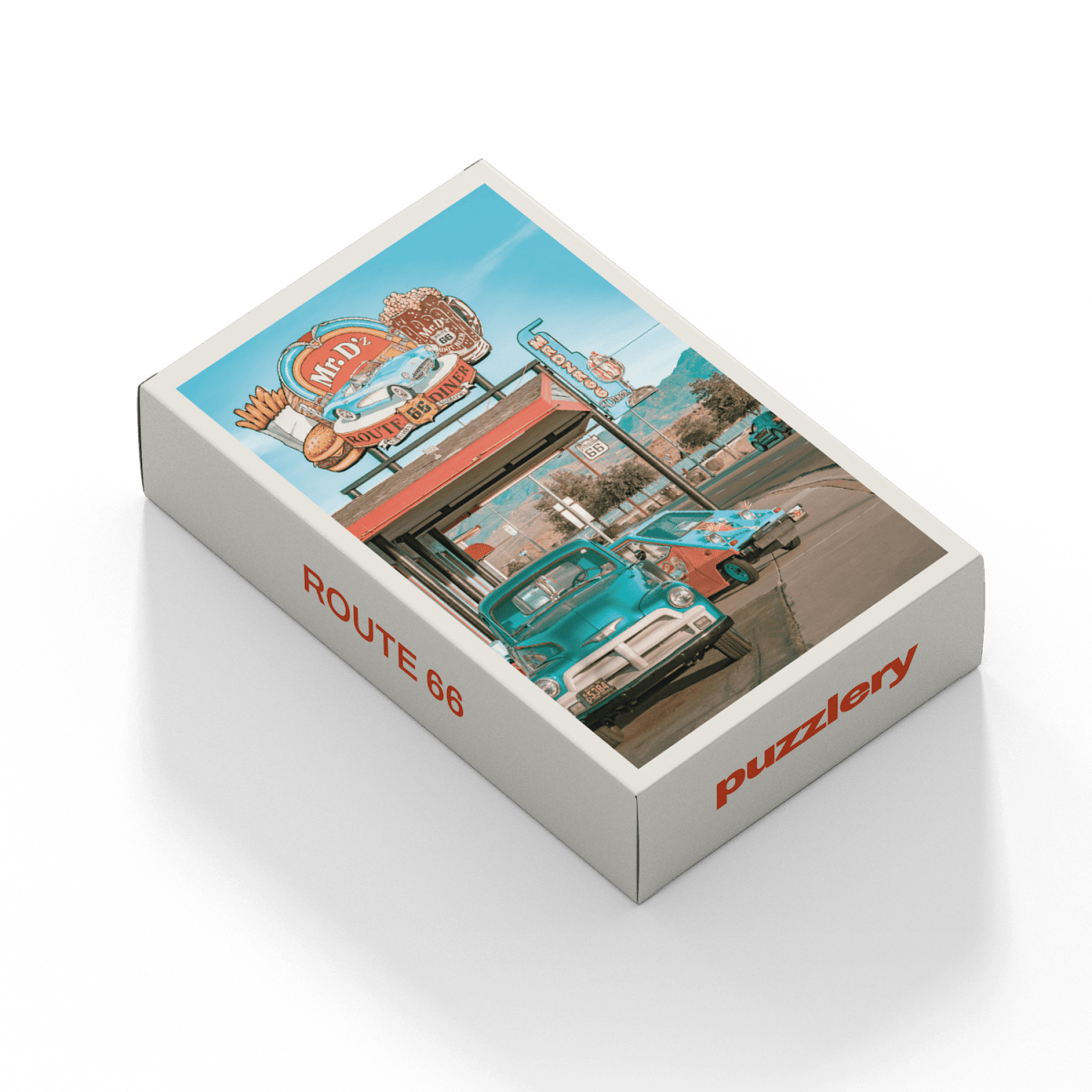 Puzzlery Route 66 Minipuzzle, 99 Teile - Rabadu