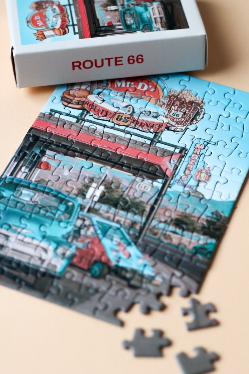 Puzzlery Route 66 Minipuzzle, 99 Teile - Rabadu