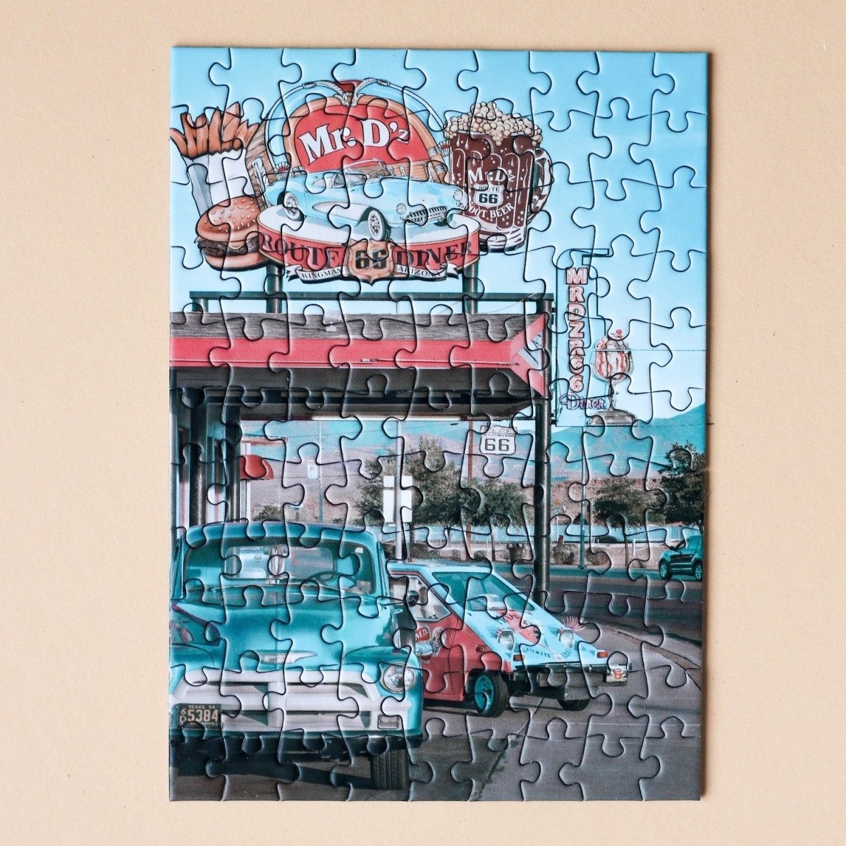 Puzzlery Route 66 Minipuzzle, 99 Teile - Rabadu