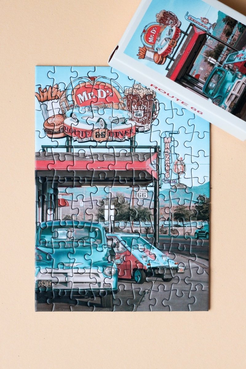 Puzzlery Route 66 Minipuzzle, 99 Teile - Rabadu