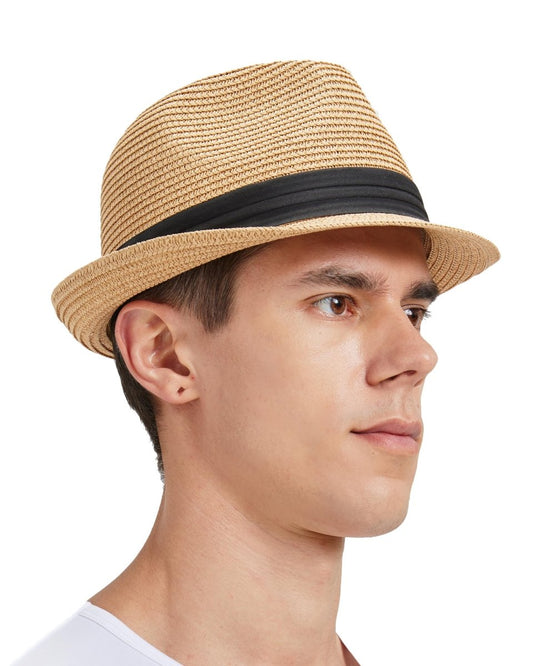 Zylioo Trilby Straw Hat - Rabadu
